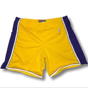Official NBA Nike Gold home shorts Lakers